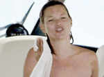 Topless Kate Moss in France