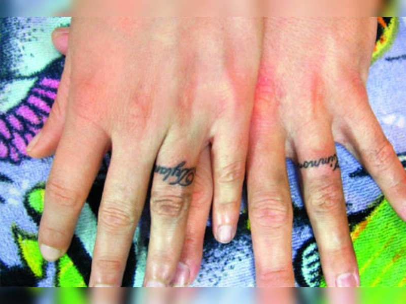 Ring Tattoos Are The New Wedding Bands Times Of India