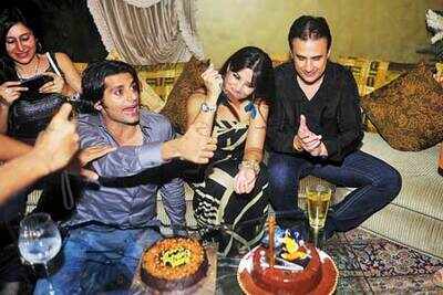 A surprise b'day bash by Kiran Bawa