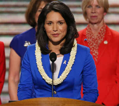 Hindu-American Tulsi Gabbard's star shines at Democratic convention