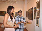 Mugdha @ art exhibition