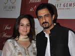 Sanjay Suri with wife