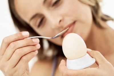 Egg white potion for spots and blemishes