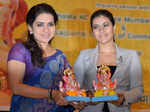 Kajol @ 'Times Green Ganesha'