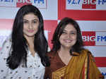 Ragini with mom @ BIG FM