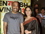 Sonali Kulkarni with husband