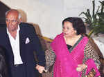 Yash Chopra with wife