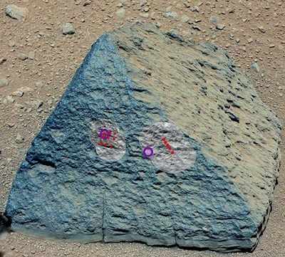 Earth-like rock on Mars, finds rover