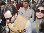 Saif-Kareena leave for Pataudi