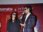 Kunal, Huma at a promotional event