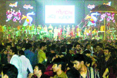 'Dandiya Being Human 2012' organized as part of navratri celebrations at Rajpath Club in Ahmedabad