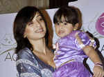 Gauri Pradhan with daughter