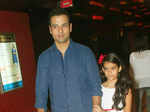 Rohit Roy with daughter