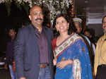 Sonali Kulkarni with husband