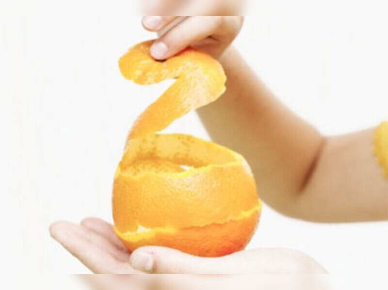 Don T Throw The Orange Peel Away Times Of India