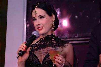 Dita Von Teese’s ‘Cointreauversial’ date with India