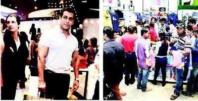 Salman takes his unit on a shopping spree