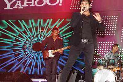 Yahoo!'s year-end party in Bangalore
