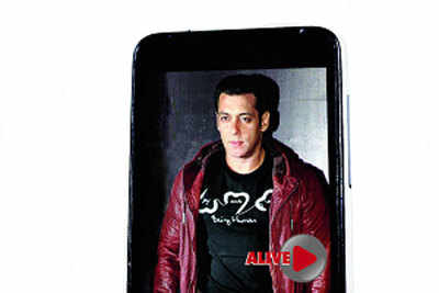 Watch Salman come 'alive' on your phone