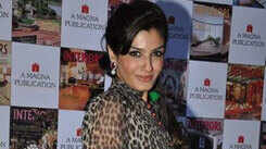Raveena unveils interior magazine
