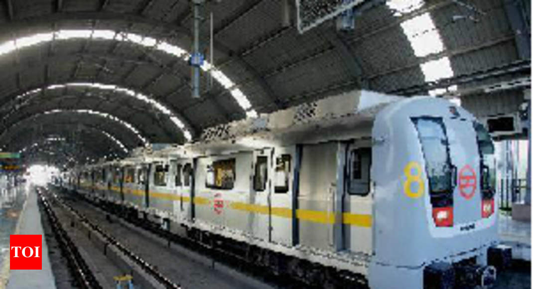 Vaishali: Delhi Metro starts eight-coach service | Delhi News - Times ...