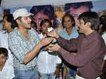 Shreyas spotted @ music launch