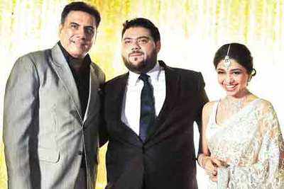 Riyaaz Amlani hosts his wedding reception in Mumbai