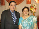 Jagannath Hegde with wife