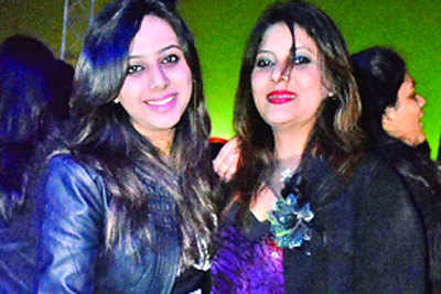 Guests enjoy at New Year's eve bash hosted by a Kanpur club for its members in the city