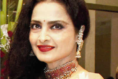 Rekha enjoys quality time in her Delhi bungalow | Hindi Movie News ...