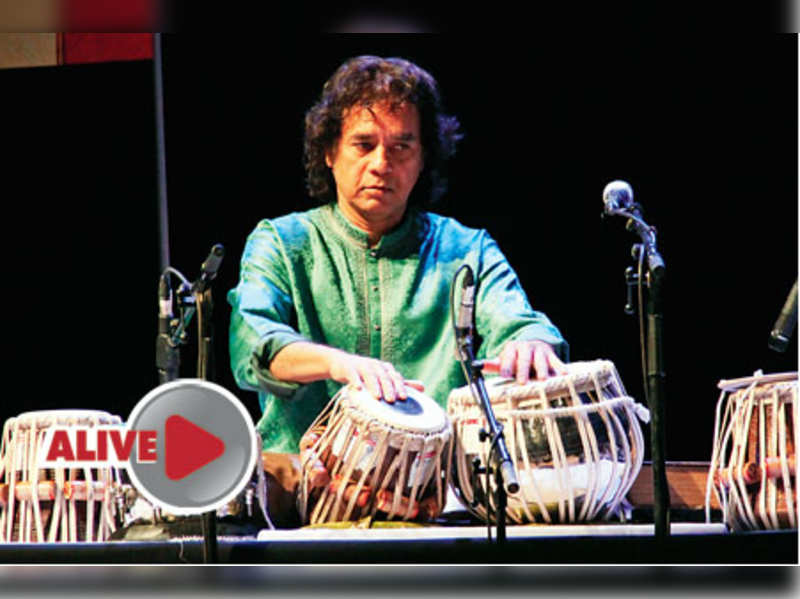 Zakir Hussain's performs at the second edition of Aadi Anant music ...