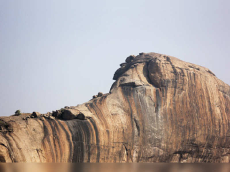 Yaanamalai S Elephant Head Shaped Rock Times Of India