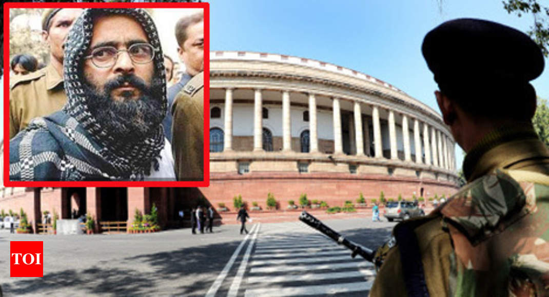 Parliament Attack Convict Afzal Guru Hanged At 8m India News Times Of India 