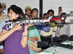 Anjali launches shooting academy