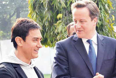 British PM David Cameron invites Aamir to 10 Downing Street