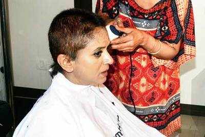 Krutika Desai goes bald for a role