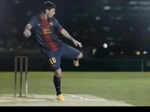 Messi flaunts cricket skills