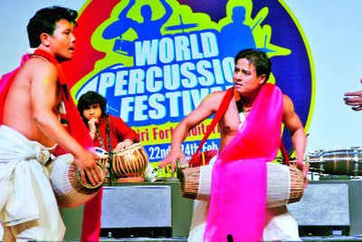 World Percussion Festival organised by the Times Of India and ICCR in Delhi