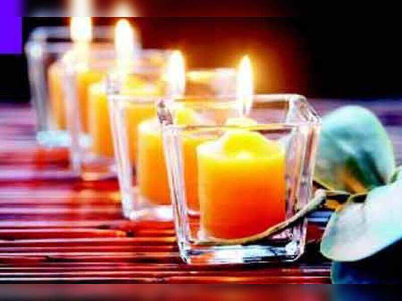 Make soy wax candles at home Times of India