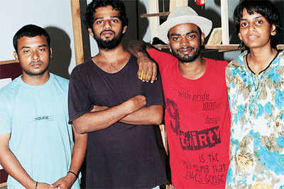 Friends got together at an art gallery in Mattanchery in Kochi
