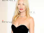 Kate Moss stops traffic with topless poster