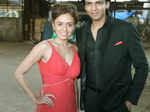 Abhijeet, Amrita @ video shoot