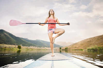 Paddle yoga: Latest fitness fad