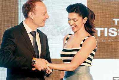 Deepika Padukone as Tissot - Swiss Watch Maker's Brand Ambassador