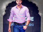 Cricketers walk the ramp