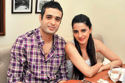 Shruti Seth and Danish enjoy at Woodside All Day Bar and Eatery launch in Mumbai