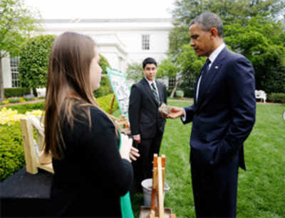 Obama praises Indian-American student for her science project