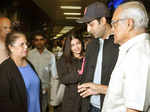 Bachchans back from NY