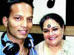 
Composer Abhishek Ray records a song with Usha Uthup
