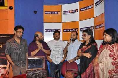 Team Goynar Baksho launches album at Kolkata music store